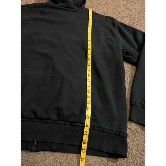 L.L. Bean Katahdin Iron Works Sherpa Lined Navy Blue Hoodie Sweatshirt Men's M - Picture 5 of 6